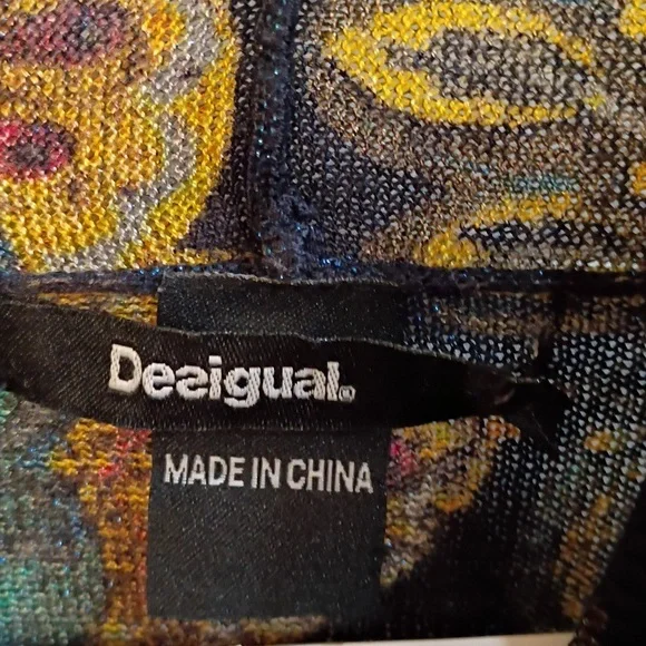 Desigual Multicolor Patterned Top - Picture 4 of 7